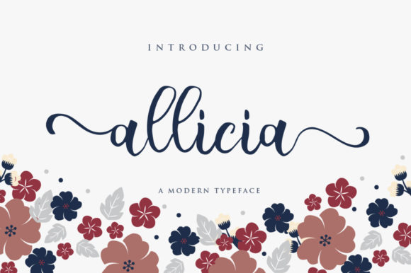 Allicia: An Elegant Handwritten Font for Crafters