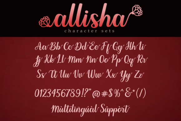 Allisha: A Handwritten Font for Creative Makers
