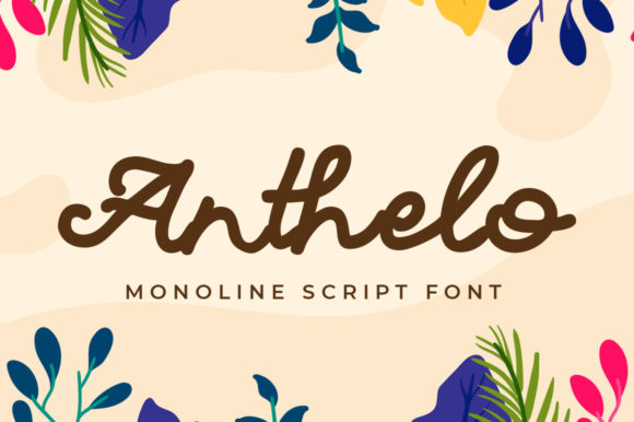 Anthelo: A Handwritten Font for Small Business Branding