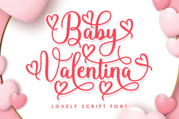 Baby Valentina: A Romantic Script Font for Web Design