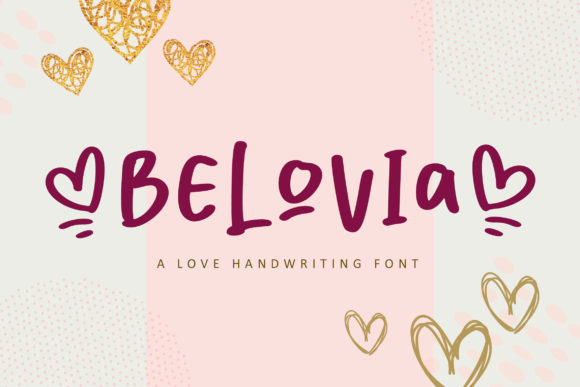 Belovia: An Organic Handwritten Font for Authentic Branding
