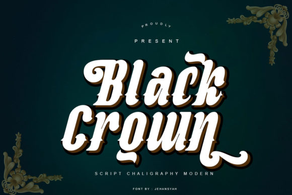 Black Crown: A Bold Handwritten Typeface for Web