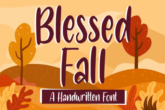 Blessed Fall: A Playful Handwritten Font for Branding Projects