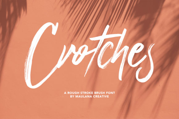 Crotches: A Stylish Script Font for Modern Marketing and Digital Design