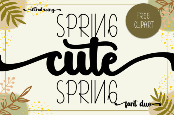 Cute Spring: A Dainty Handwritten Font for Elegant Editorial Design