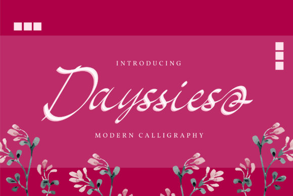 Dayssies: A Stylish Script Font That Elevates Handmade Product Design