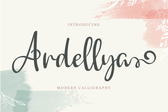 Elegant Script Font Ardellya Adds Class to Web Design Projects