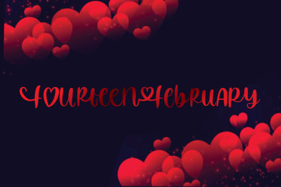 Fourteen February: A Romantic Handwritten Typeface for Editors