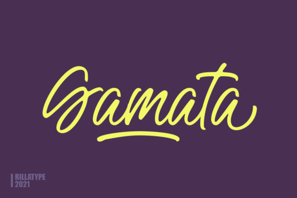 Gamata: A Handwritten Font That Elevates Digital Branding and Web Design