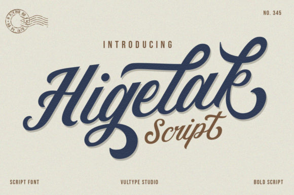 Higelak: The Vintage Handwritten Font for Campaigns