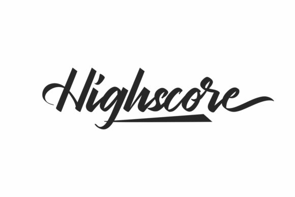 Highscore: A Premium Script Font for Brand Identity