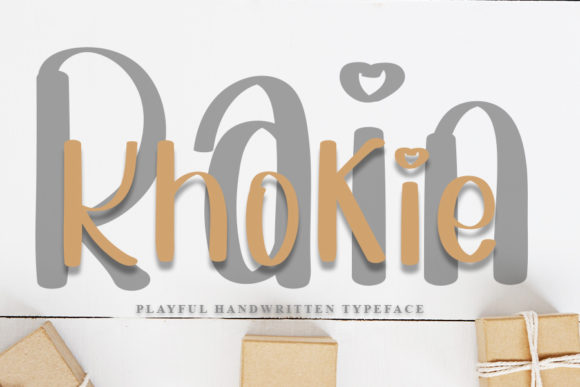 Khokie Rain: A Playful Handwritten Font for Editors