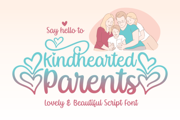 Kindhearted Parents: A Handwritten Font for Web Design