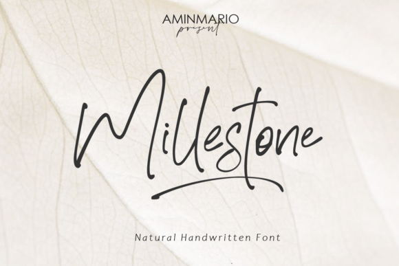 Millestone: A Stylish Handwritten Font for Modern Branding Projects