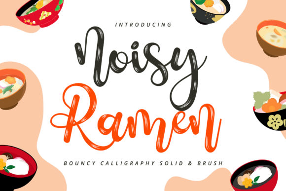Noisy Ramen: A Playful Font for Your Brand
