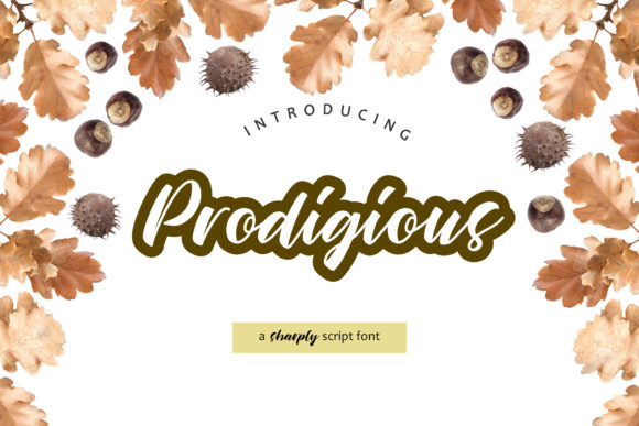 Prodigious: A Bold Handwritten Font for Web Design