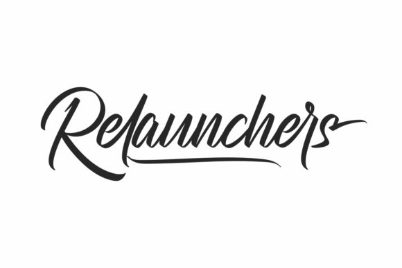 Relaunchers: A Sweet Script Font for Crafters and Product Designers