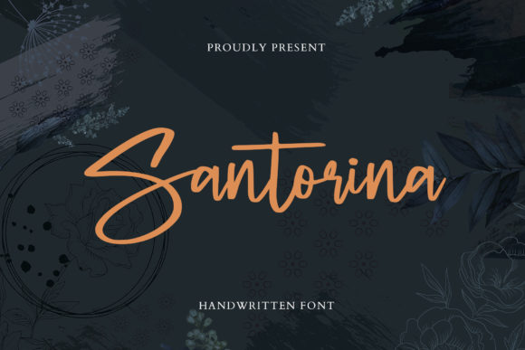 Santorina: A Handwritten Font That Brings Personality to Branding