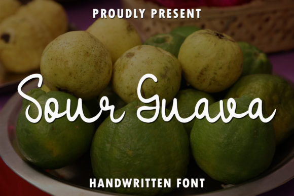 Sour Guava: A Handwritten Font for Expressive Editorial Design