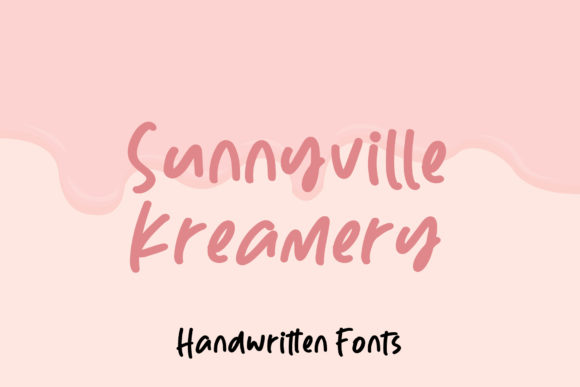 Sunnyville Kreamery: A Whimsical Script Font for Web Design