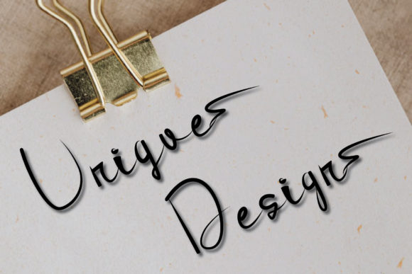 Unique Design: A Script Font That Elevates Brand Campaigns with Elegance
