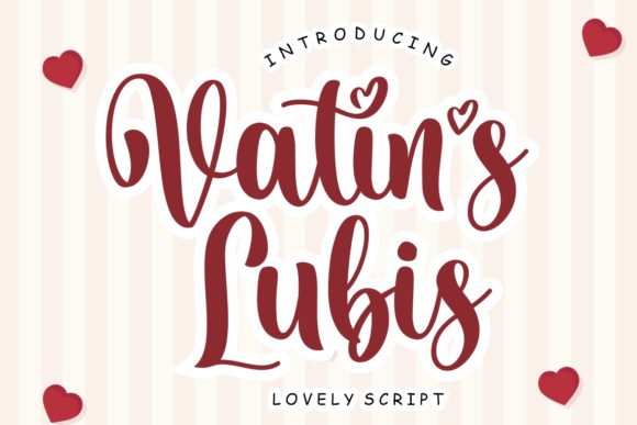 Vatin s Lubis: A Romantic Script Font for Branding