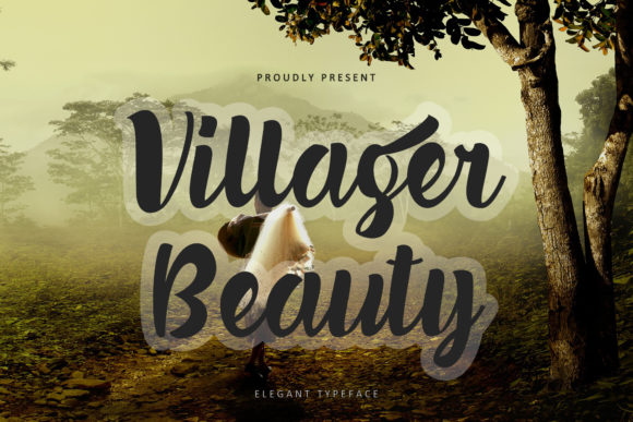 Villager Beauty: A Handwritten Font for Modern Editorial Design