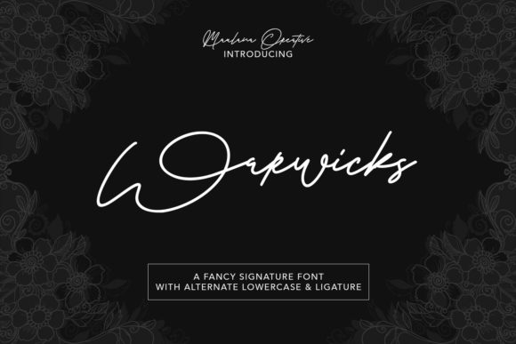 Warwicks: The Handwritten Font for Campaigns